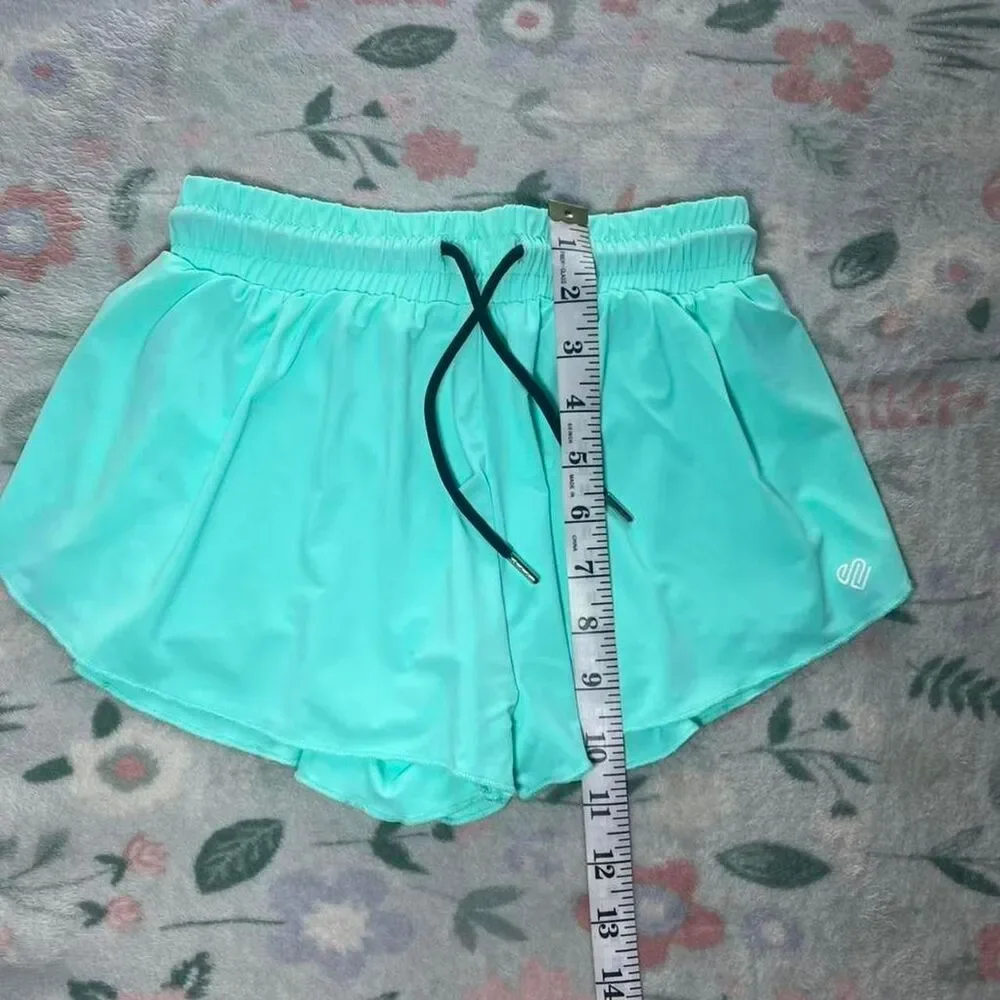 Justice Athletic Gym Shorts Kids S Retro Preppy Y2K 2000s Athleisure Workout Run